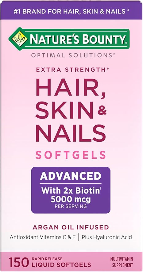 Nature's Bounty Advanced Hair, Skin & Nails 150 Softgels