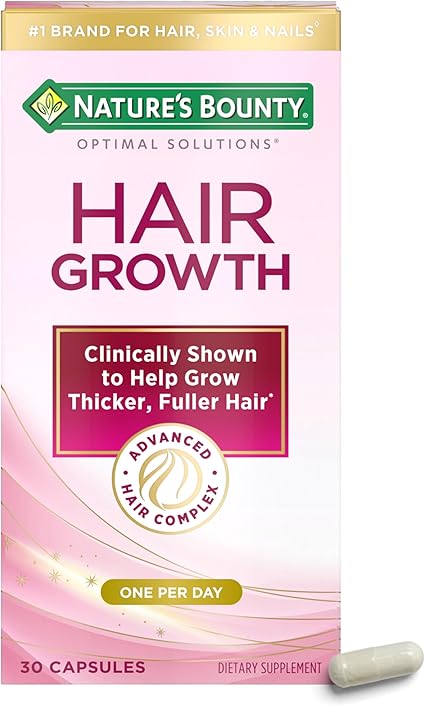 Nature's Bounty Optimal Solutions Hair Growth 30 Capsules